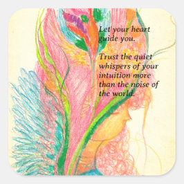 Adesivo de anjo de flores personalizável