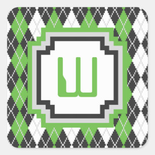 Adesivo de Argyle Retroativo