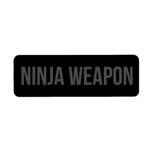 Adesivo de Arma Ninja (Frente)