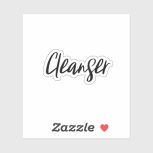 Adesivo de armazenamento de limpeza