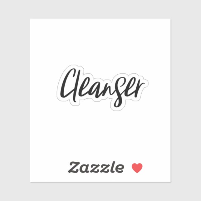 Adesivo de armazenamento de limpeza (Folha)