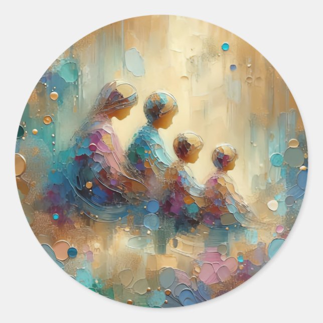 Adesivo de Arte União Familiar (Frente)