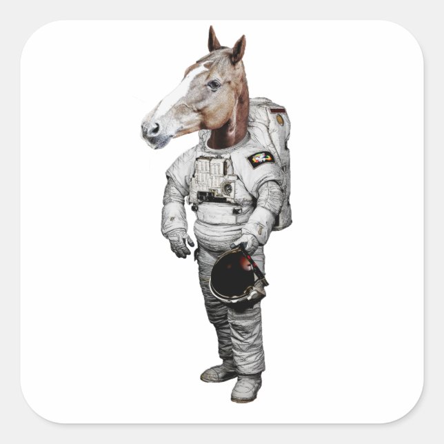 Adesivo de Astronauta de Pferd (Frente)