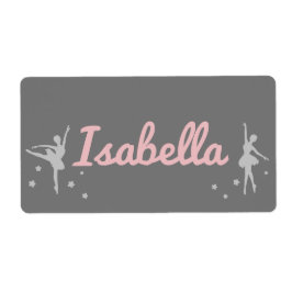 Adesivo de Bailarina Dançarina Personalizado Nome