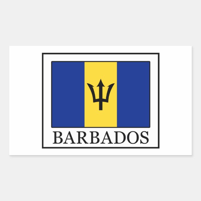 adesivo de Barbados (Frente)