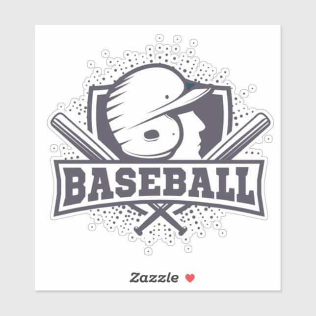 Adesivo de baseball (Folha)