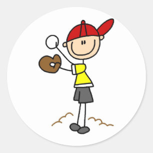 Adesivo de baseball Pitcher