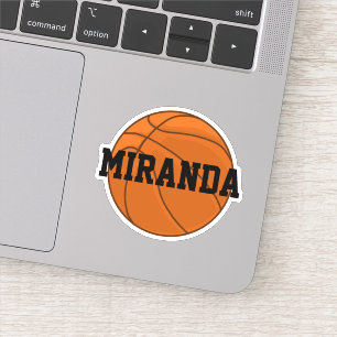 Adesivo de basquete personalizado