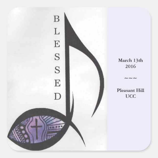 Adesivo de bênção de instrumentos (Frente)