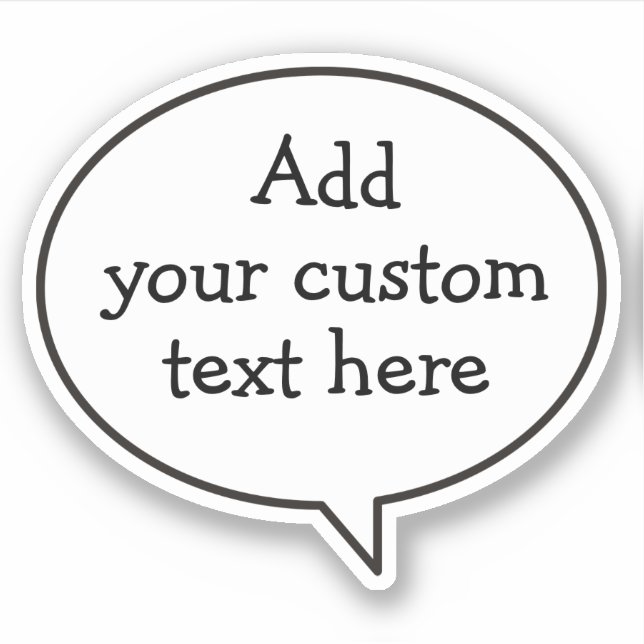 Adesivo de bolhas de voz (Frente)