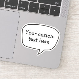 Adesivo de bolhas de voz