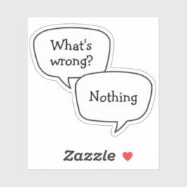 Adesivo de bolhas de voz