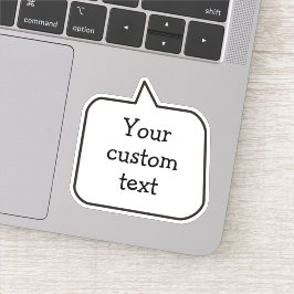 Adesivo de bolhas de voz