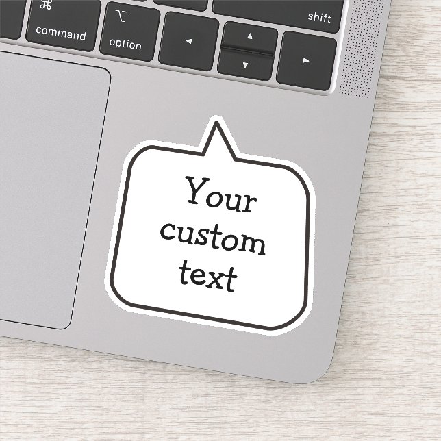 Adesivo de bolhas de voz (Detalhe)