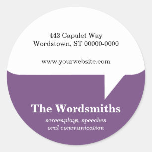 Adesivo de bolhas de voz