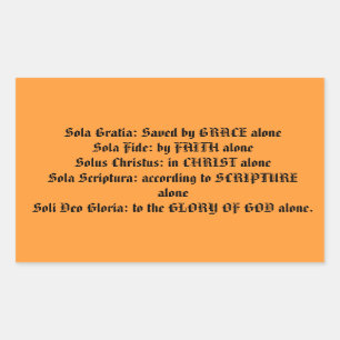 Adesivo de bombeiros Solas de Creme Protestante 5