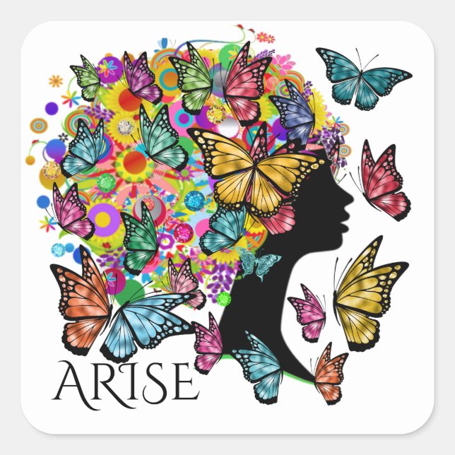 Adesivo de borboleta (Frente)