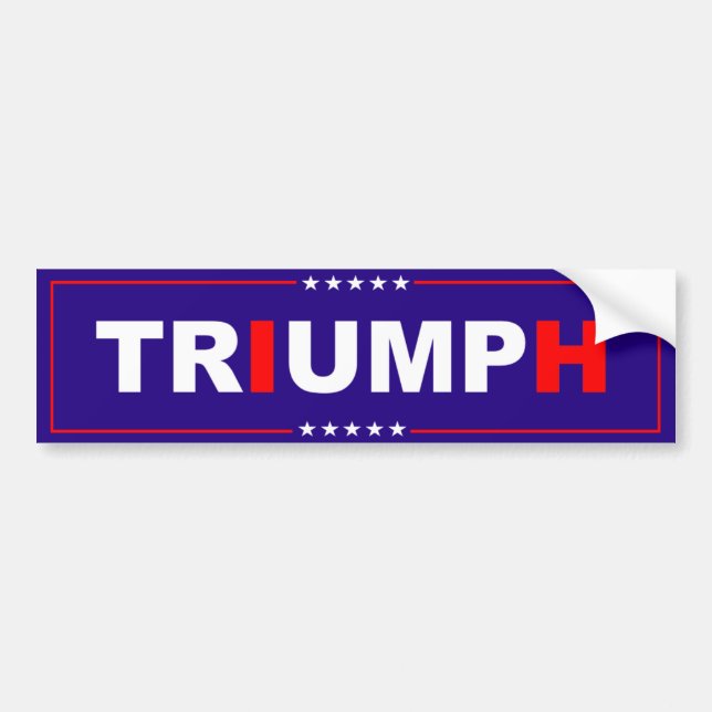 Adesivo de Bumper Donald Trump (Frente)