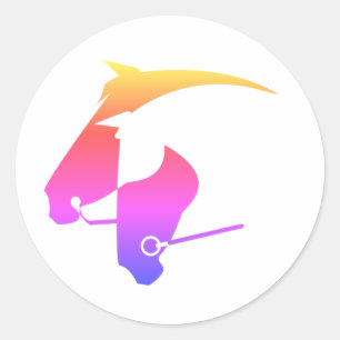 Adesivo de Cabeças de Arco-Íris