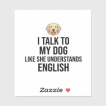 Adesivo de cachorro engraçado personalizado - Falo