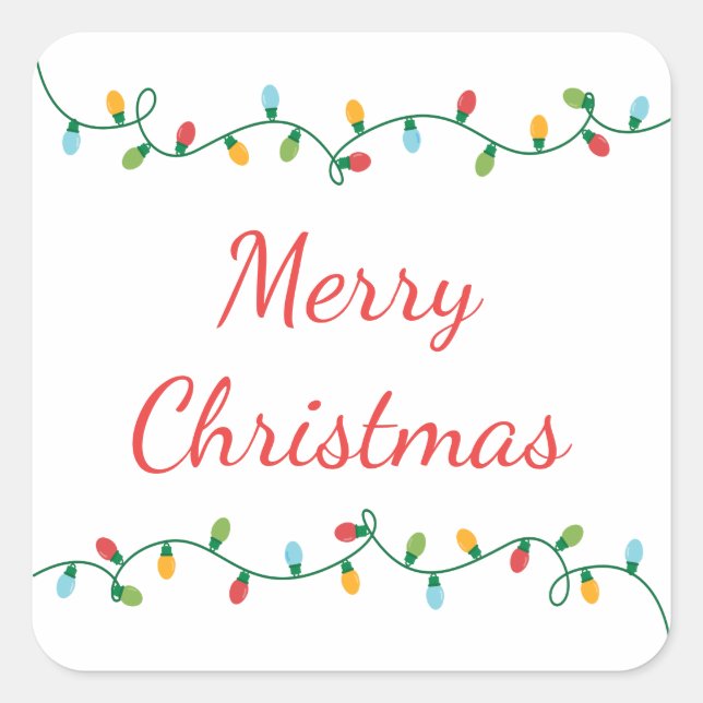 Adesivo de cadeia leve #HolidayZ (Frente)