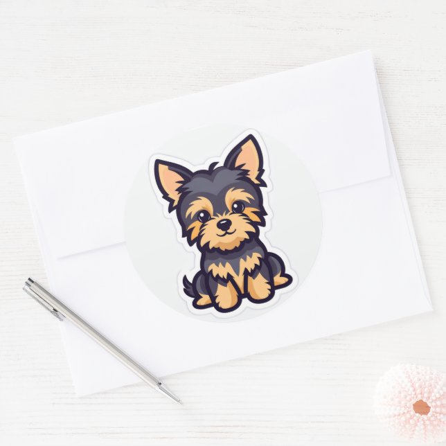 Adesivo de cães adoráveis (Envelope)