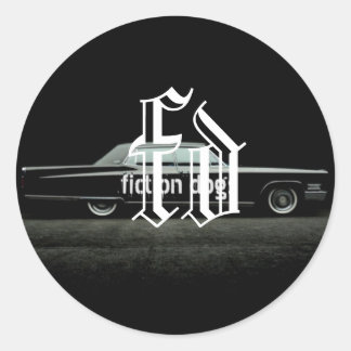 adesivo de cães de ficção