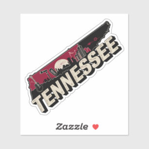 Adesivo de carro do Estado do Tennessee