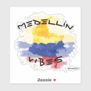 Adesivo de carro Medellín Vibes