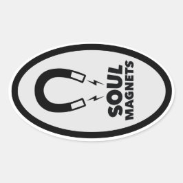 adesivo de carro oval clássico