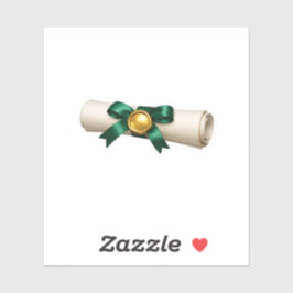 Adesivo de Carta de Rolo de Natal Luxuoso Elegante