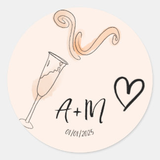 Adesivo de Celebração Personalizável