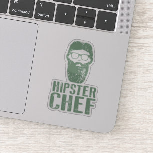 Adesivo de Chef de Hipster