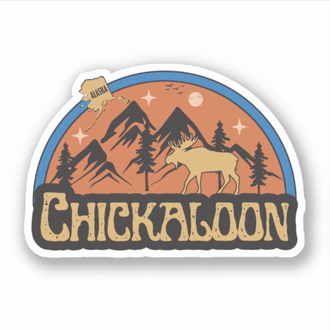 Adesivo de Chickaloon, Alasca (Frente)