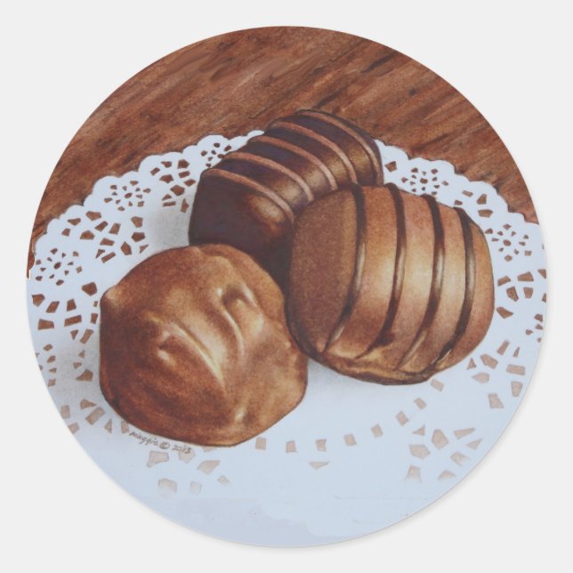 Adesivo de chocolate (Frente)