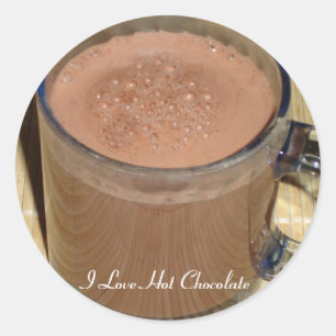 Adesivo de chocolate quente