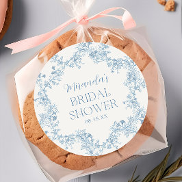 Adesivo de Chuva de Noiva em Chinoiserie Floral Az