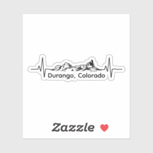 Adesivo de Ciclismo de Terra Durango Colorado Hear