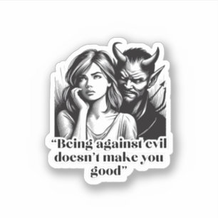 adesivo de citação do hemingway