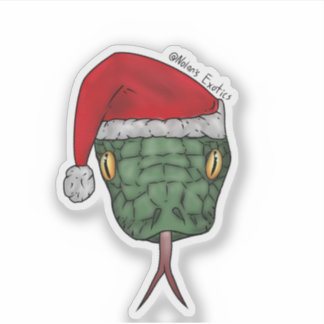 Adesivo de cobra de Natal