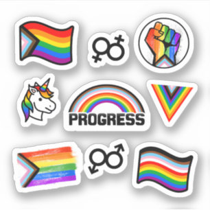 Adesivo de Coleção de Prioridades de Progresso