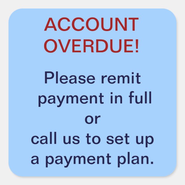 Adesivo de Coleções de Sobrecarga de Conta (Frente)