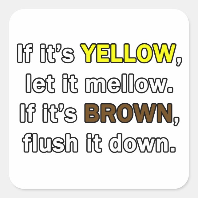 Adesivo de conservação de água (Frente)