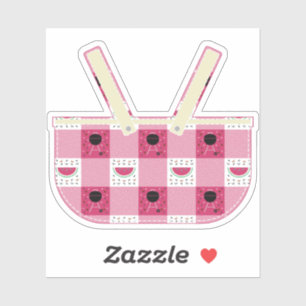 Adesivo de Contorno de Piquenique de Verão