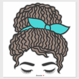 Adesivo de Coqueiro Curly Desgrenhado | Vinil de M