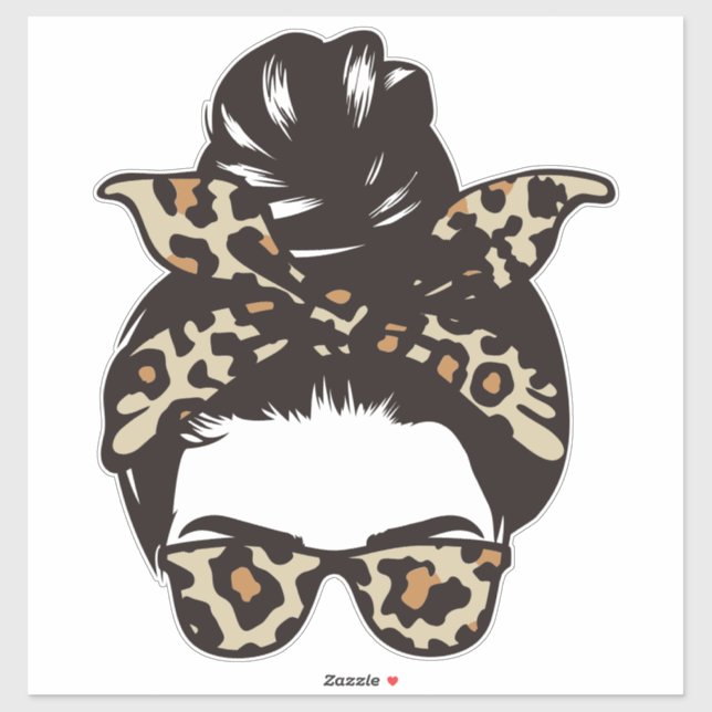 Adesivo de Coqueiro Desarrumado de Leopardo – Ócul (Folha)
