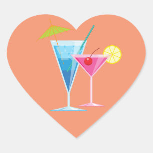 Adesivo de coquetel Orange Summer