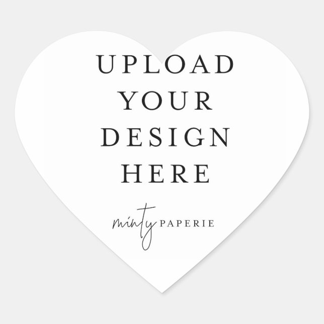 Adesivo de Coração - 1,5"  (Frente)