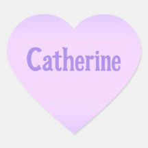 Adesivo de Coração Catherine Lavanda Rosa