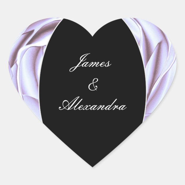 Adesivo de Coração Rosa Metálico Leve (Frente)